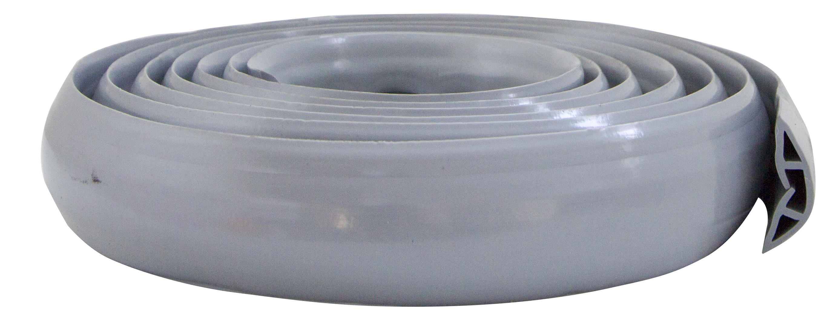 RS PRO 500mm Grey Cable Cover in PVC, 12 x 19mm Inside dia.