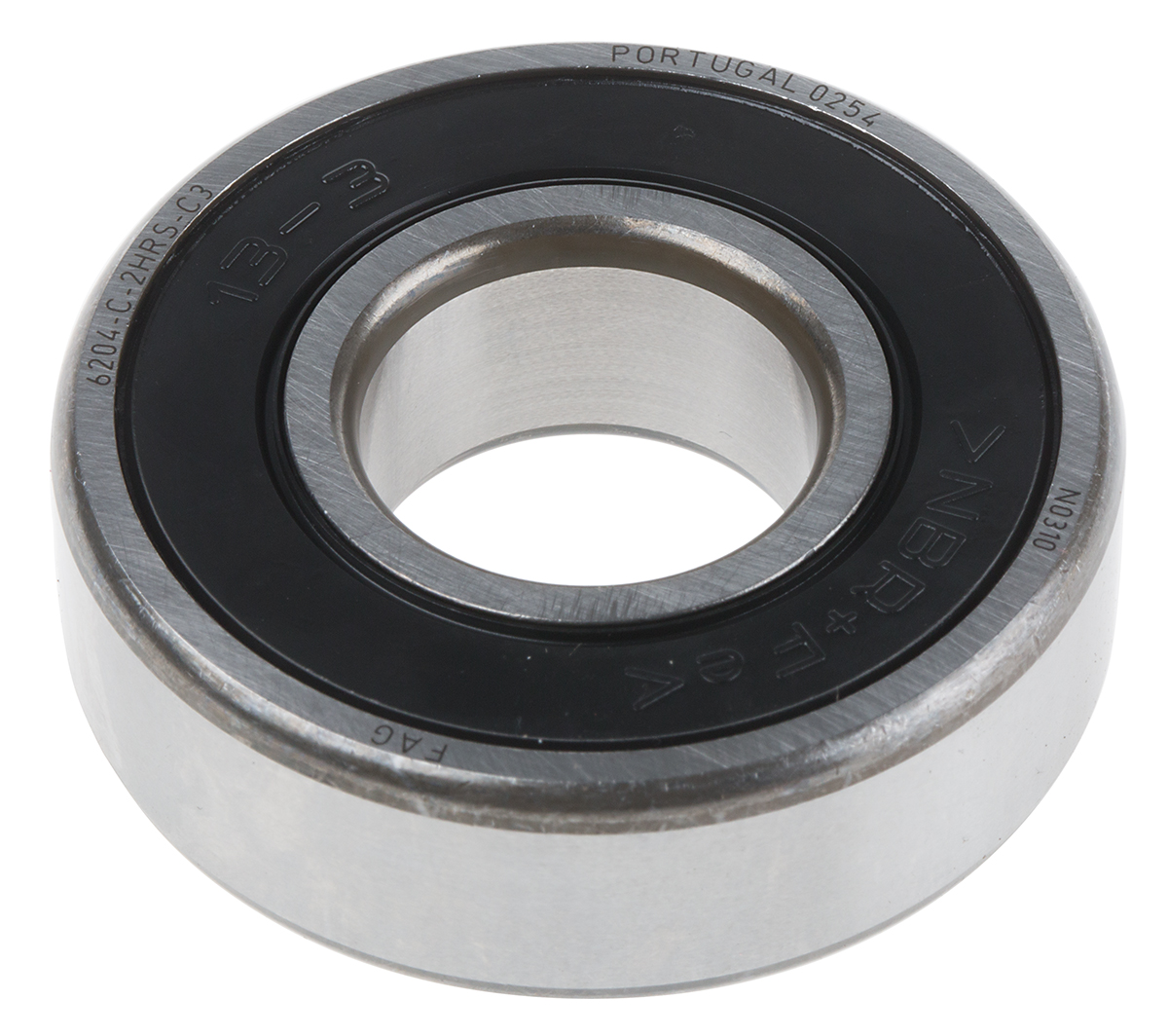 FAG 6204-C-2HRS-C3 1 Row Ball Bearing - 20 mm ID, 47 mm OD