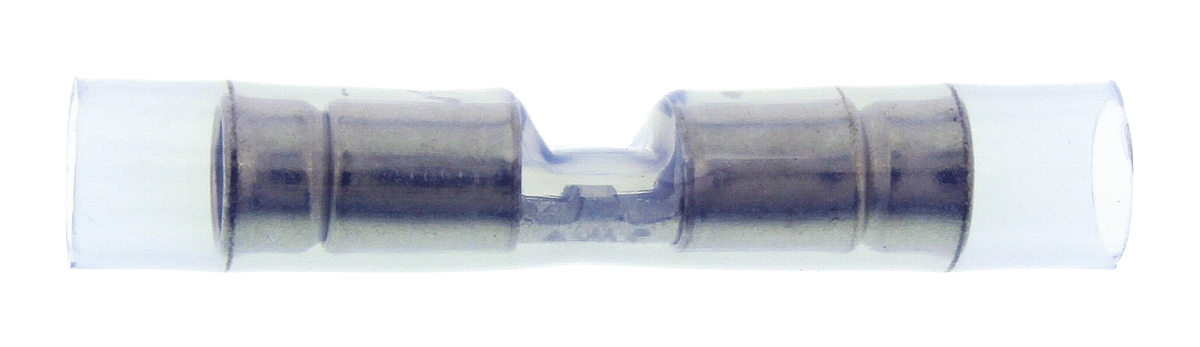 TE Connectivity, PIDG Butt Splice Connector, Blue, Insulated, Tin 16 → 14 AWG