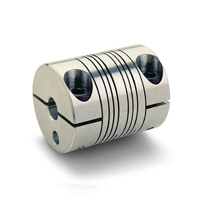 Ruland Beam, 25mm Outside Diameter, 8 mm, 10 mm Bore, 30mm Length Flexible Coupling