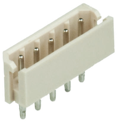 Molex SPOX Series Straight Through Hole PCB Header, 5 Contact(s), 2.5 mm Pitch, 1 Row, Shrouded