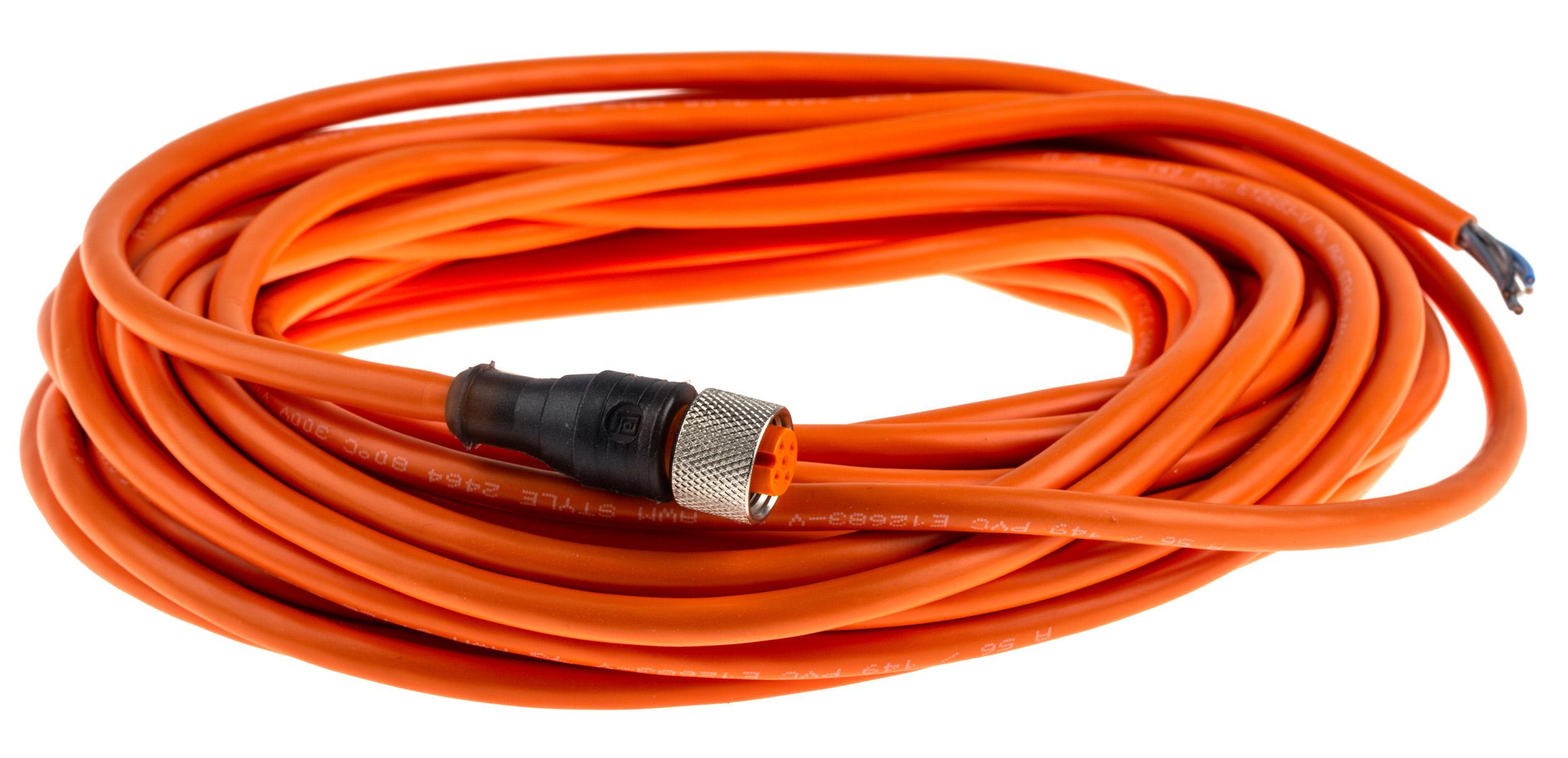 Lumberg Automation Female 5 way M12 to Unterminated Free End Sensor Actuator Cable