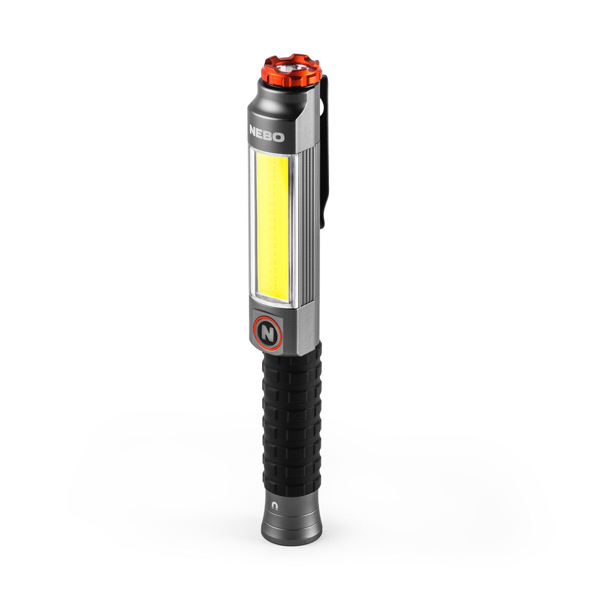 NEBO LED Safety Torch Grey - Rechargeable 600 lumens, 197 mm