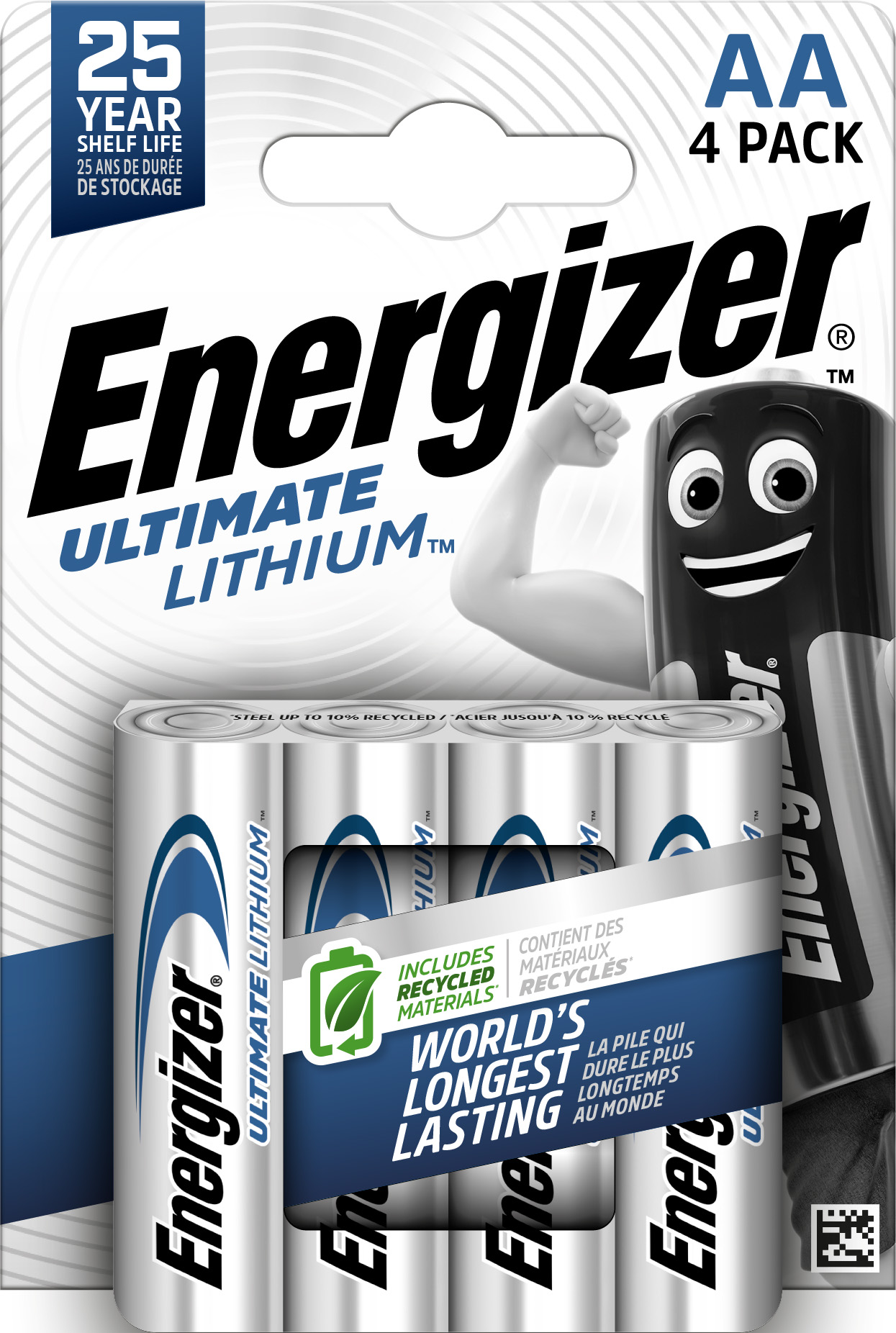 Energizer ULTIMATE Lithium Lithium Iron Disulfide AA Batteries 1.5V