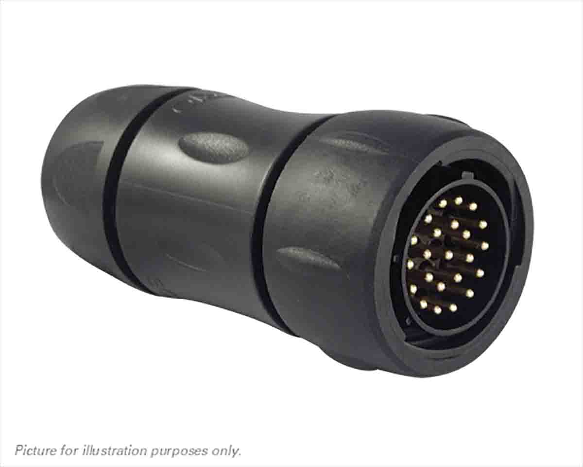 Souriau Sunbank by Eaton Circular Connector, 32 Contacts, Cable, Standard Connector, Socket, Male, IP68, IP69K, UTS