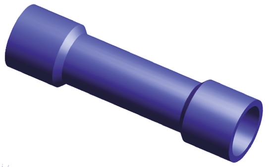 TE Connectivity, PLASTI-GRIP Butt Splice Connector, Yellow, Insulated, Tin 16 → 14 AWG