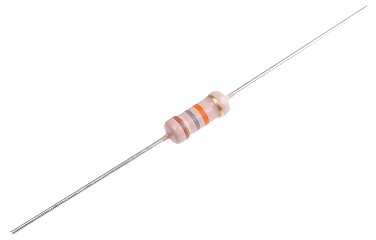 RS PRO 18kΩ Carbon Film Resistor 2W ±5%