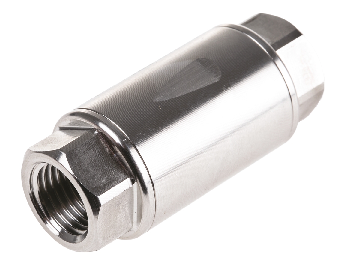 Legris Stainless Steel Single Non Return Valve, G 1/4in, 40 bar