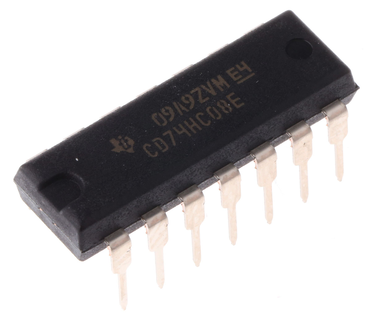 Texas Instruments CD74HC08E, Quad 2-Input AND Logic Gate, 14-Pin PDIP