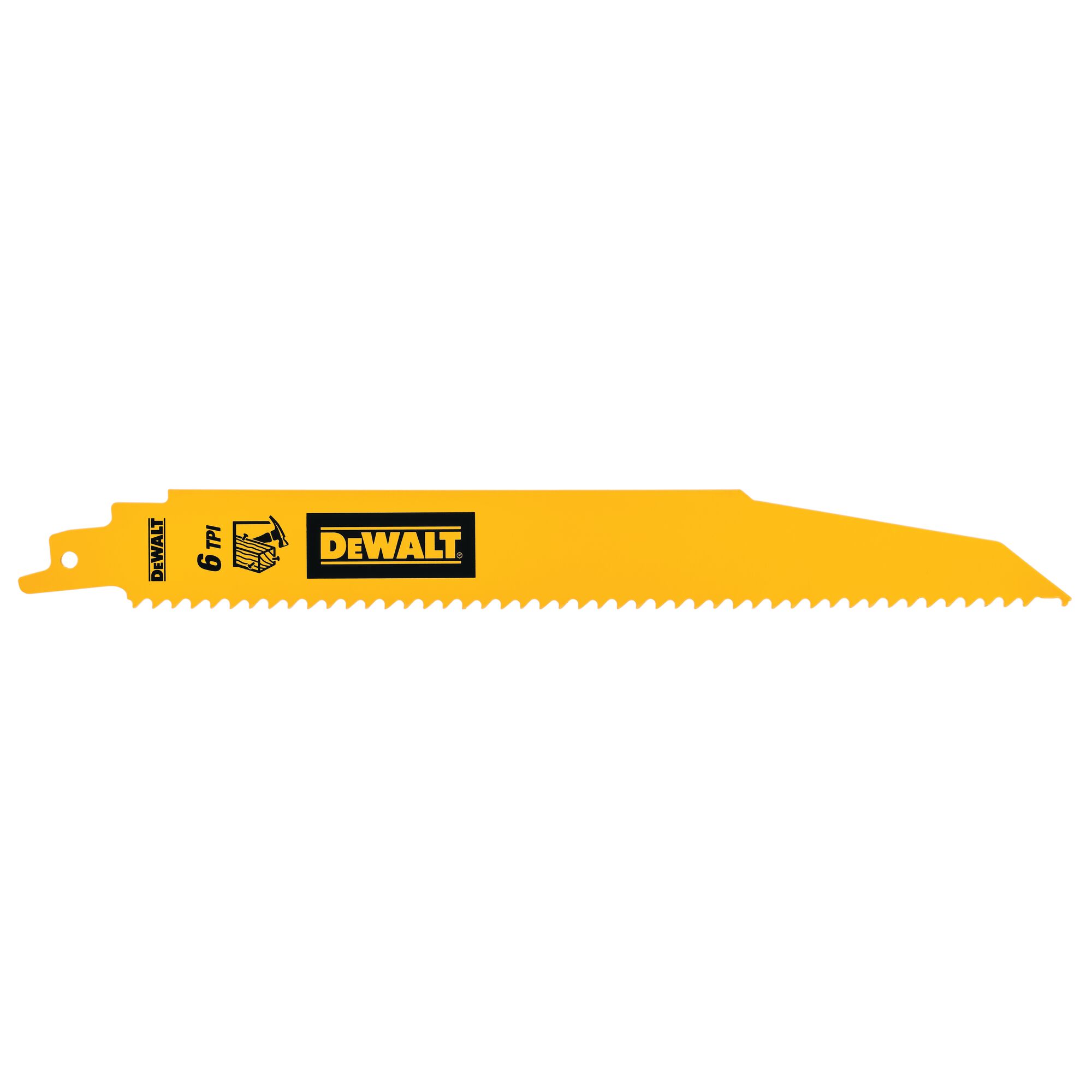 DeWALT Wood 228mm Cutting Length Reciprocating Saw Blade, Pack of 5