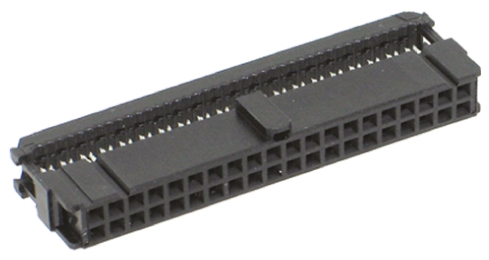TE Connectivity 40-Way IDC Connector Socket for Cable Mount, 2-Row