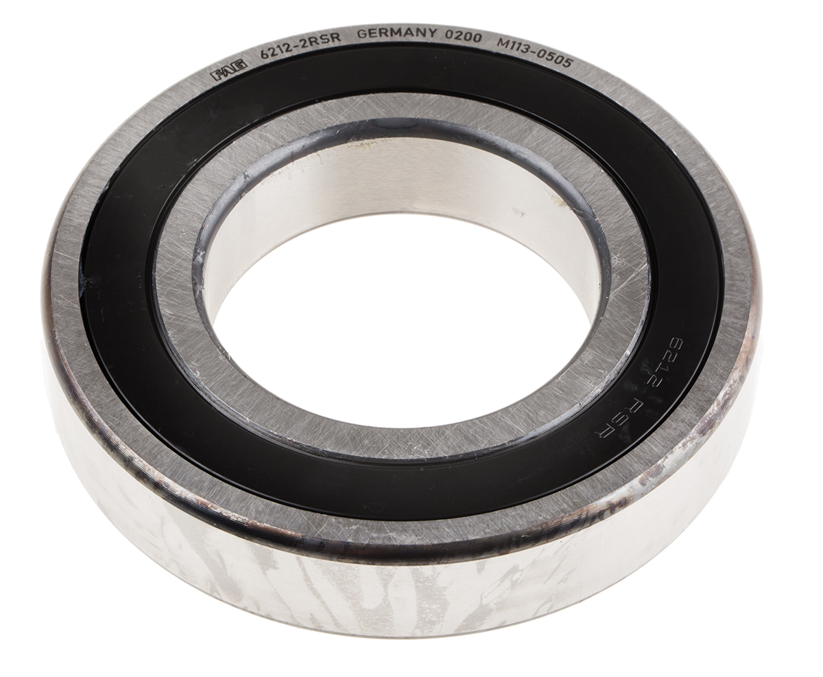 FAG 6212-2RSR 1 Row Ball Bearing - 60 mm ID, 110 mm OD