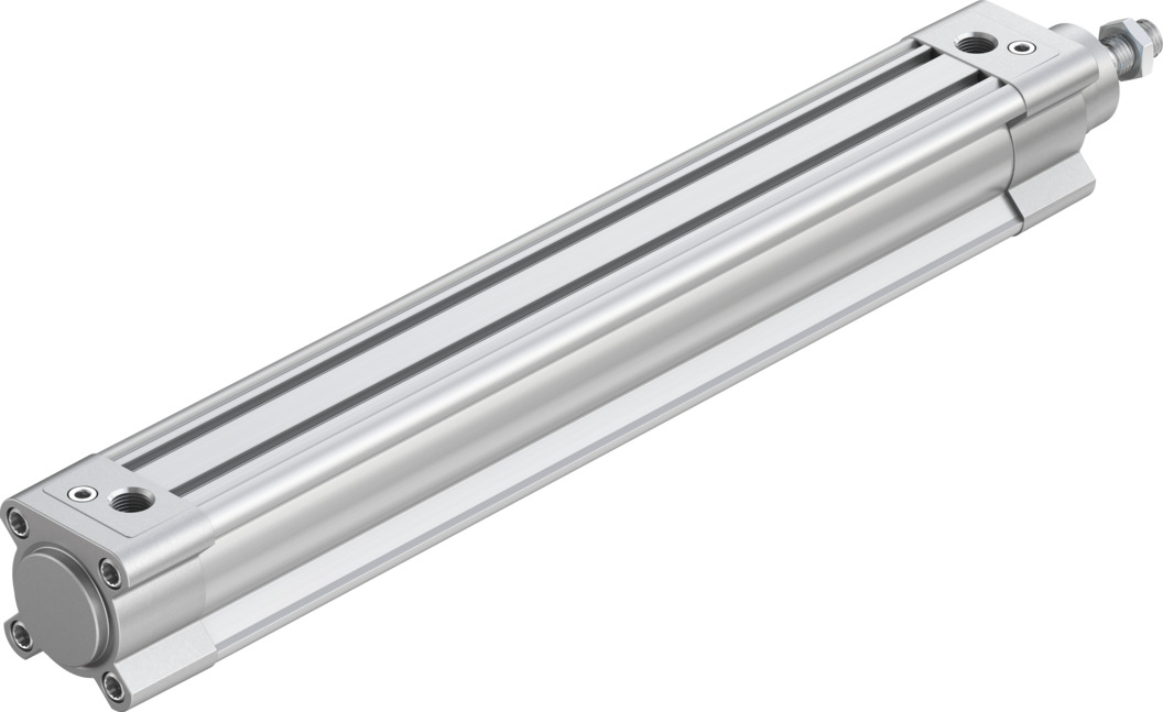 Festo Pneumatic Piston Rod Cylinder - 2123227 40 mm Bore, 300 mm DSBC Series, Double Acting Acting