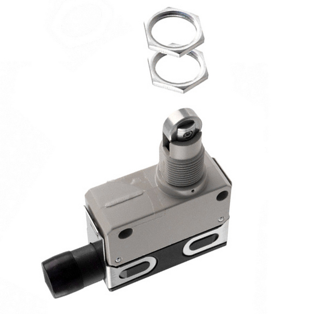 Omron D4E Series Roller Plunger Limit Switch, NO/NC, IP67, SPDT, Zinc Housing, 125V ac ac Max, 5A Max