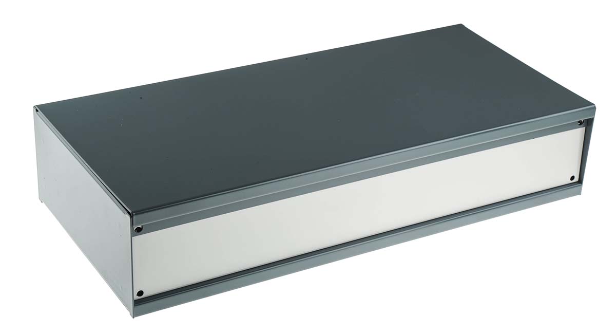 RS PRO Grey, Aluminium & Steel Instrument Case, 432 x 200 x 88mm