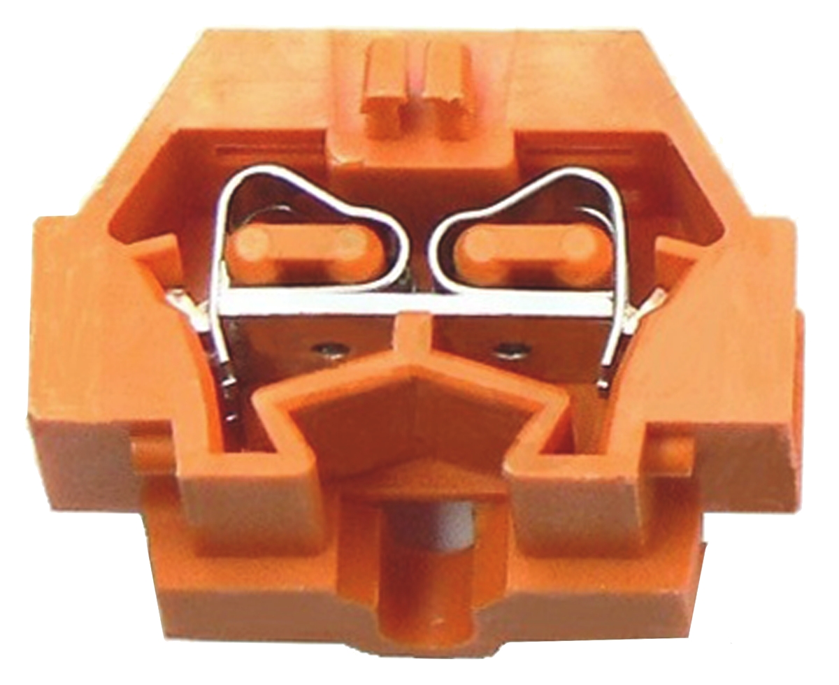 WAGO 260-336 260 Series Orange, 1.5mm², Single-Level, Cage Clamp Termination