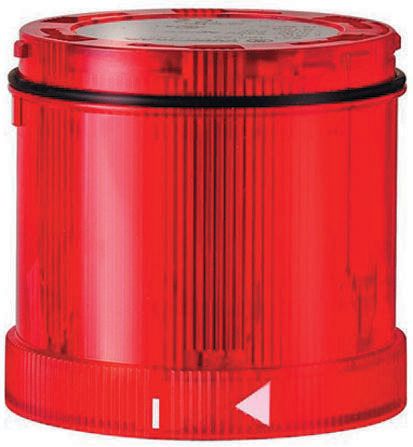 Werma 644 Series Red Blinking Effect Beacon Unit, 24 V dc, LED Bulb, AC, DC, IP65