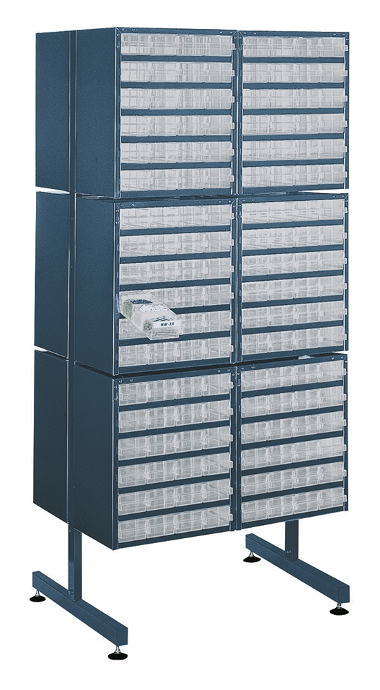 Raaco Drawer Storage Unit, Steel, 1600mm x 705mm x 570mm, Blue