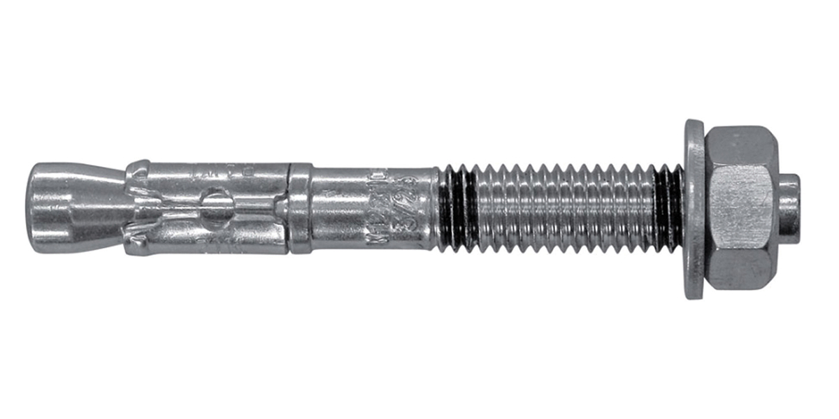 RawlPlug Steel Through Bolt 16mm x 105mm, 16mm Fixing Hole