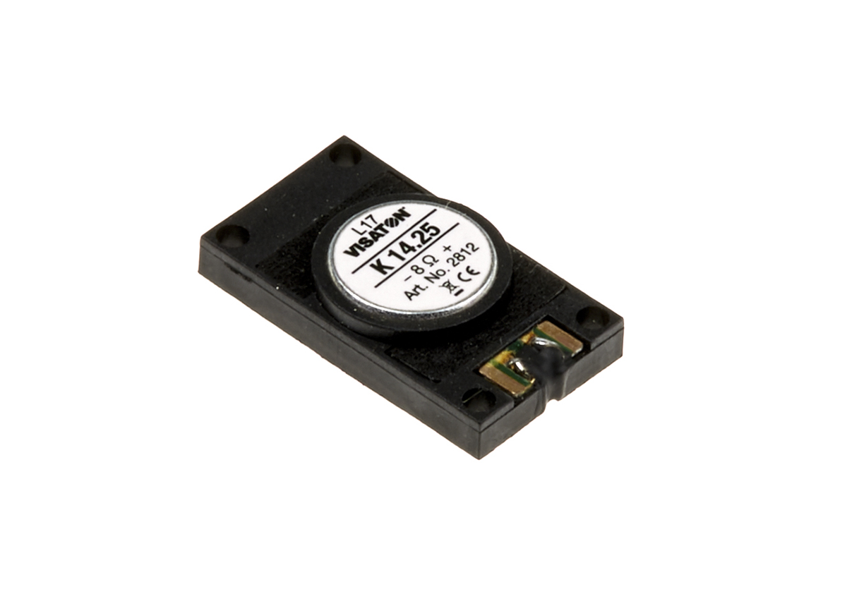 Visaton 8Ω 1W Miniature Speaker, 25 x 14 x 5.3mm