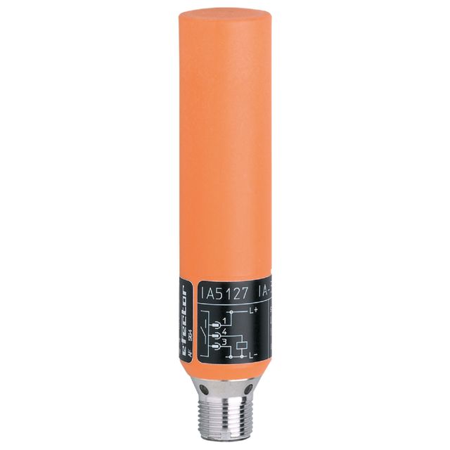 ifm electronic Inductive Smooth Barrel Proximity Sensor, 10 mm Detection, PNP NO, 10 → 36 V dc