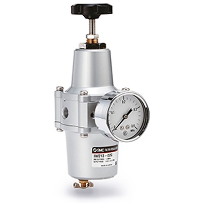 SMC IW Filter Regulator, 5μm, Rc 1/4, 10 bar, IW213
