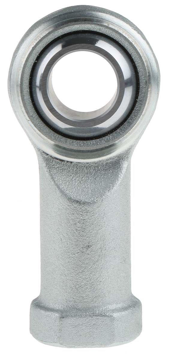 RS PRO M20 x 1.5 Female Steel Rod End, 20mm Bore, 100mm Long, Metric Thread Standard, Female Connection Gender