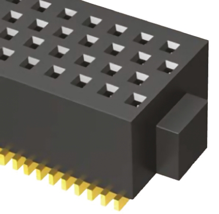 Samtec SOLC Series Straight Surface Mount PCB Socket, 60-Contact, 4-Row, 0.635mm Pitch, Solder Termination