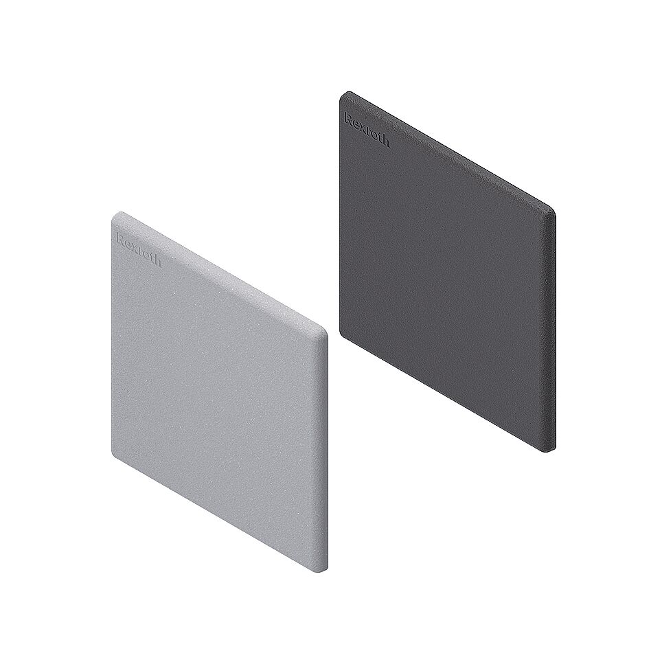 Bosch Rexroth Black PP Cover Cap, 60 x 60mm 60 x 60 mm Strut Profile, 8mm Groove