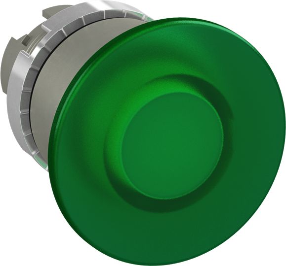 ABB 1SFA1 Series Green Momentary Push Button, 40mm Cutout