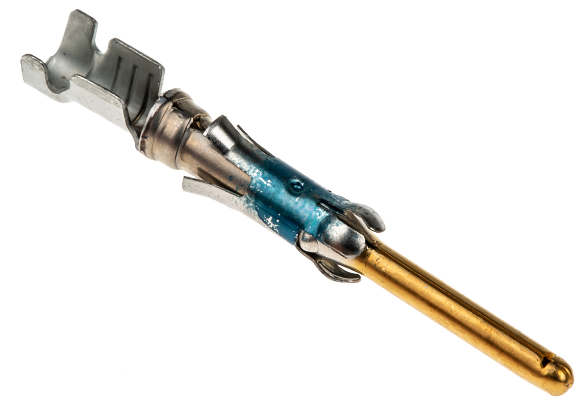 TE Connectivity Male Crimp Circular Connector Contact, Contact Size 16, Wire Size 18 → 16 AWG