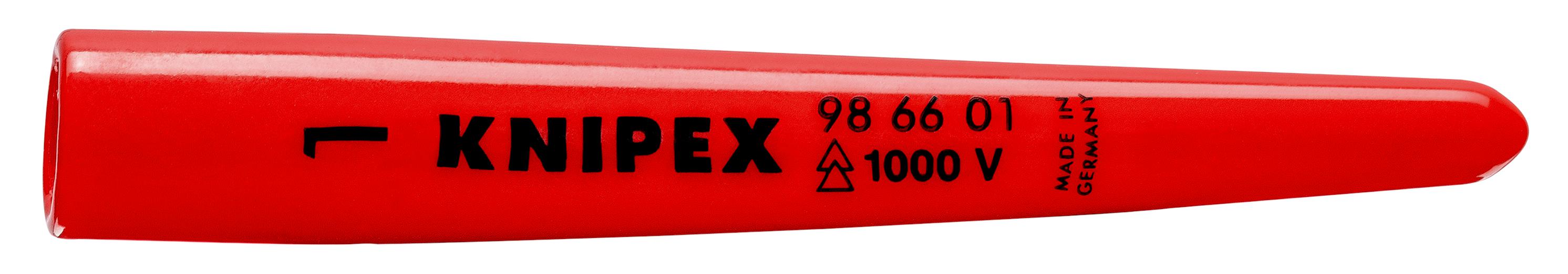 Knipex 80mm Red Cable Cover in Plastic, 10mm Inside dia.