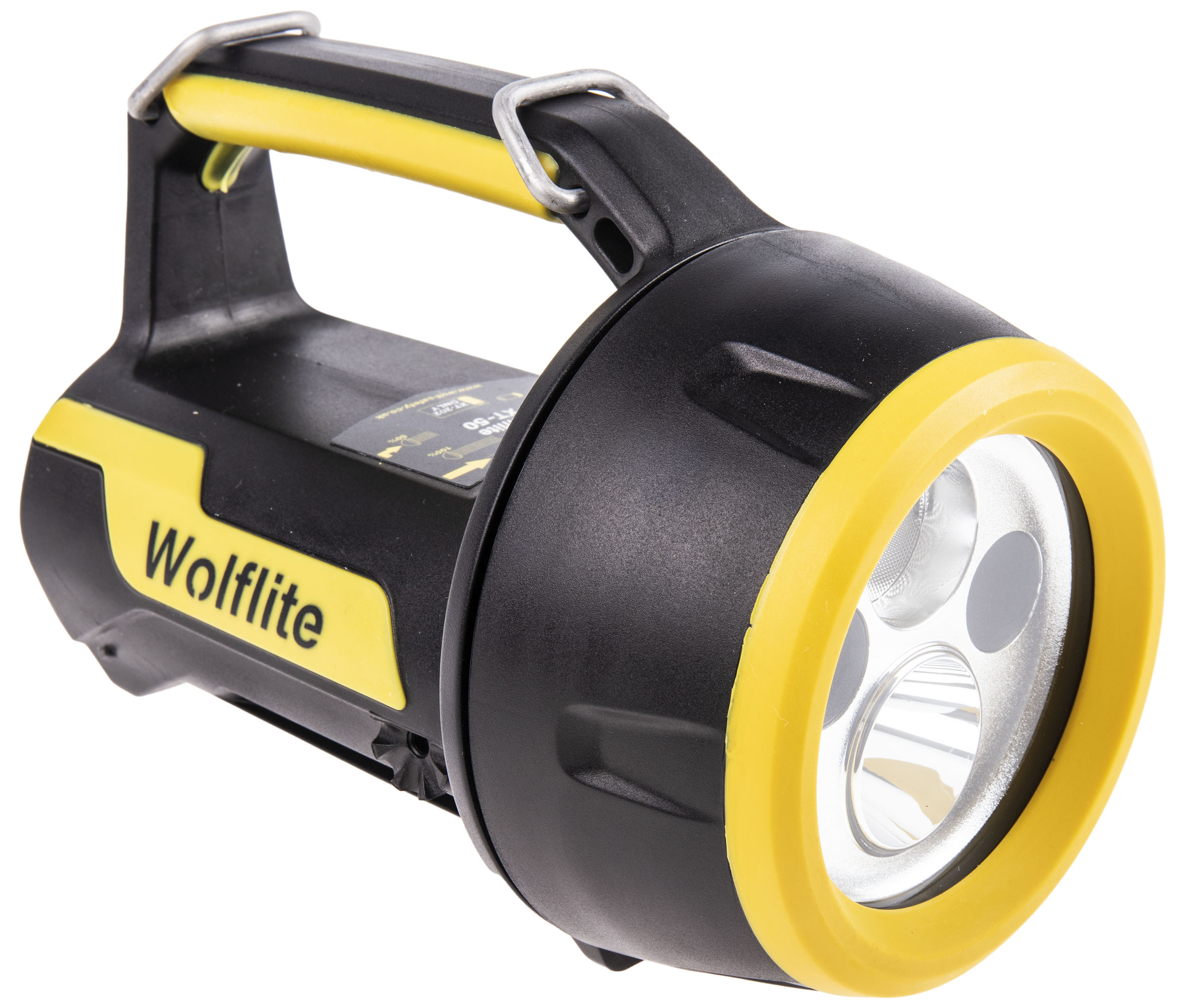 Wolf Safety ATEX, IECEx LED Hand Lamp Black - Rechargeable 430lm