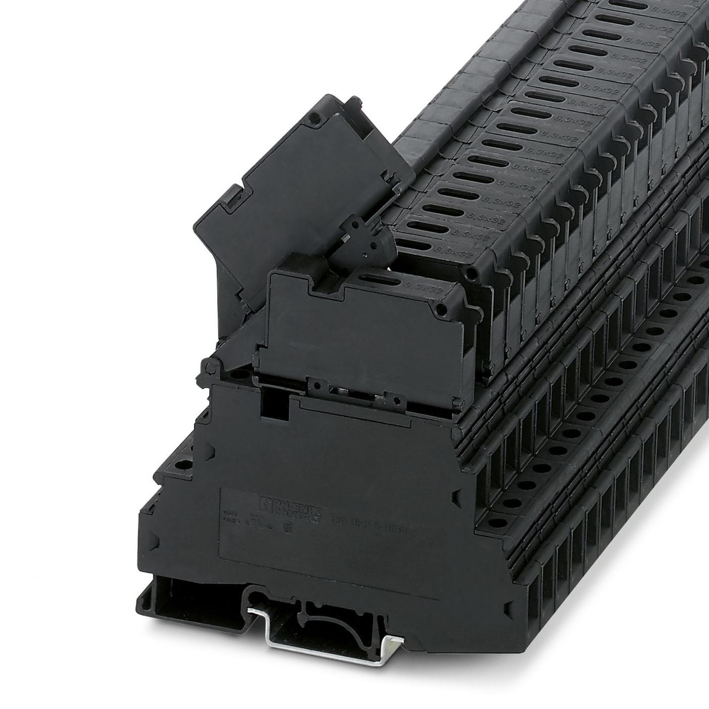 Phoenix Contact 3007217 UKK 5-HESI (6.3X32) Series Black, 4mm², 1-Level, Screw Termination