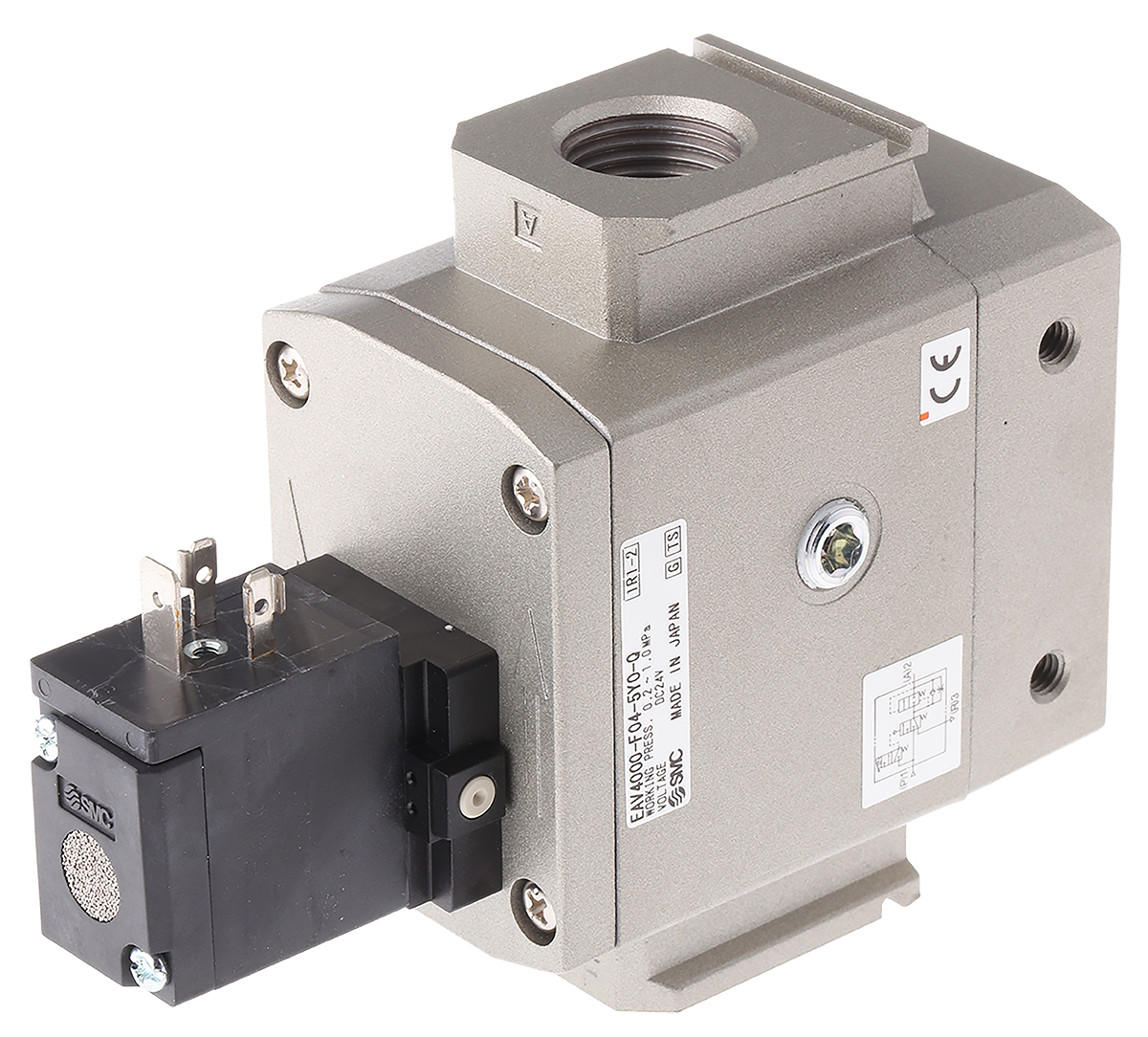 SMC Pneumatic Solenoid Valve - G 1/2 EAV4000 Series 24V dc