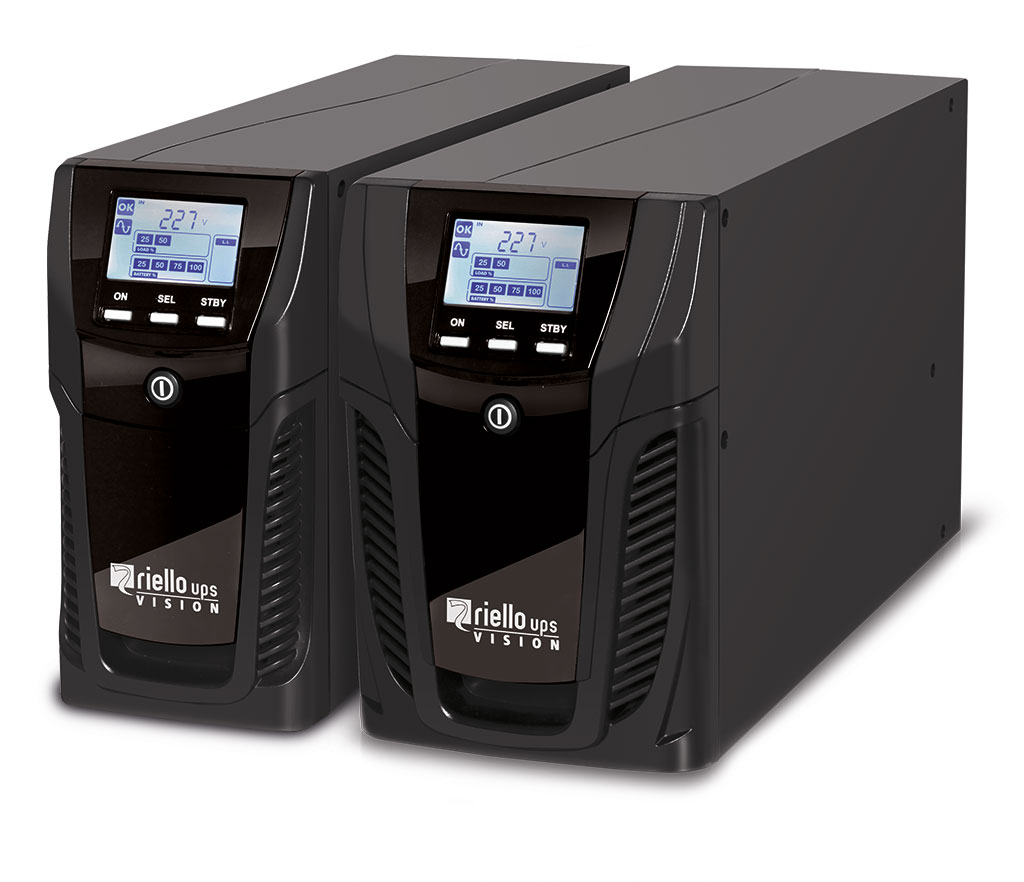 Riello Tower Uninterruptible Power Supply, 800VA (640W), 800VA Vision