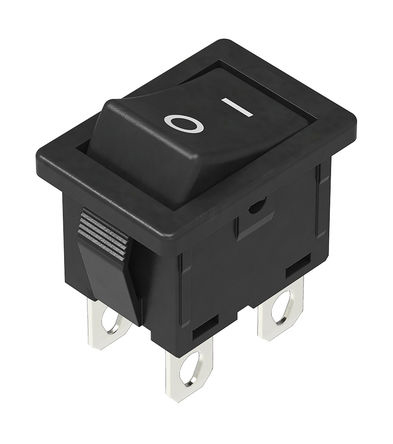 Alps Alpine DPST, Latching Rocker Switch Panel Mount