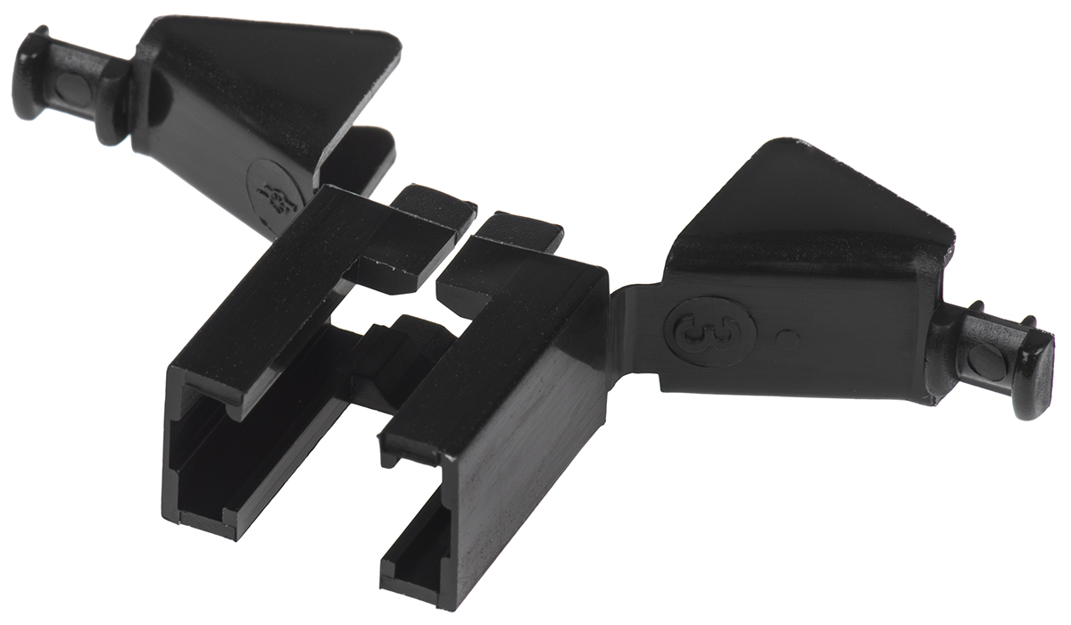 ITT Cannon TSTRECT Series D Sub Backshell, 3 Way