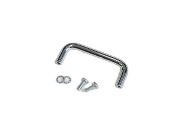Hammond Chrome Steel Drawer Handle 24 mm Height, 65mm Width, 6mm Length