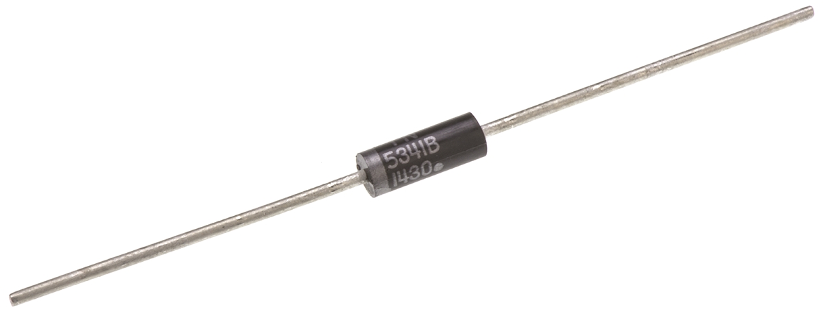 onsemi, 6.2V Zener Diode 5% 5 W Through Hole 2-Pin DO-15