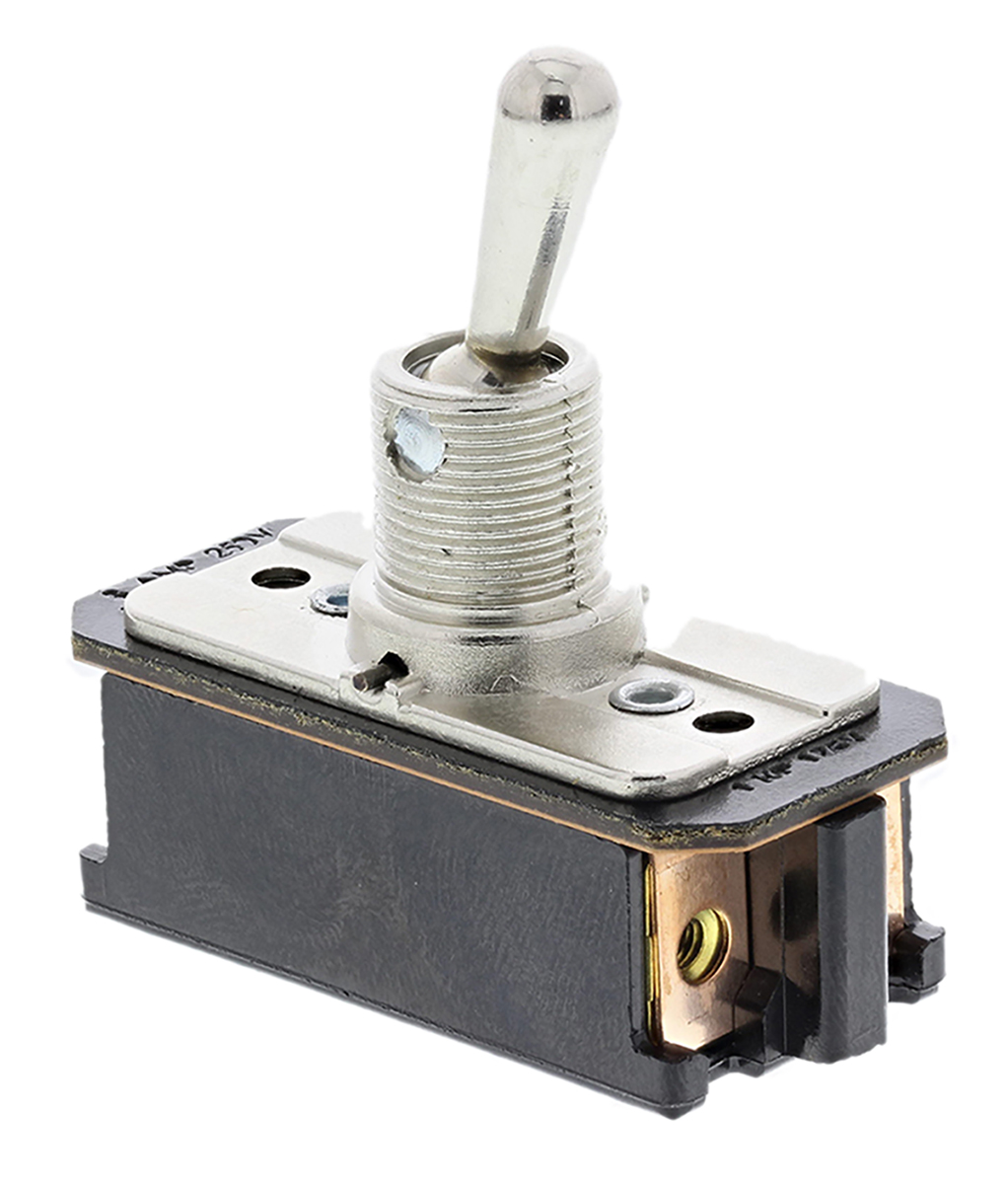 TE Connectivity Toggle Switch, Panel Mount, On-Off-On, DPST, Screw Terminal