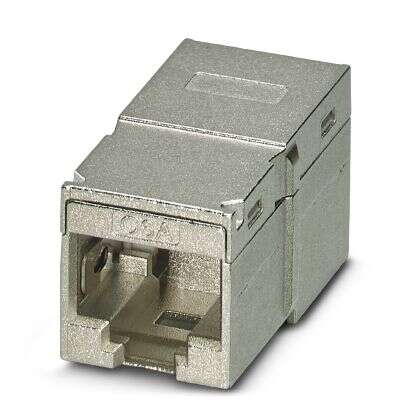 Phoenix Contact CUC-I-D1ZNI-S/R4GC8 Series 2-Port RJ45 Coupler, Cat6a, 360° Shielded