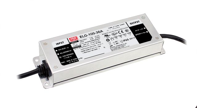 MEAN WELL LED Driver, 48V Output, 100W Output, 2A Output, Constant Current / Constant Voltage Dimmable