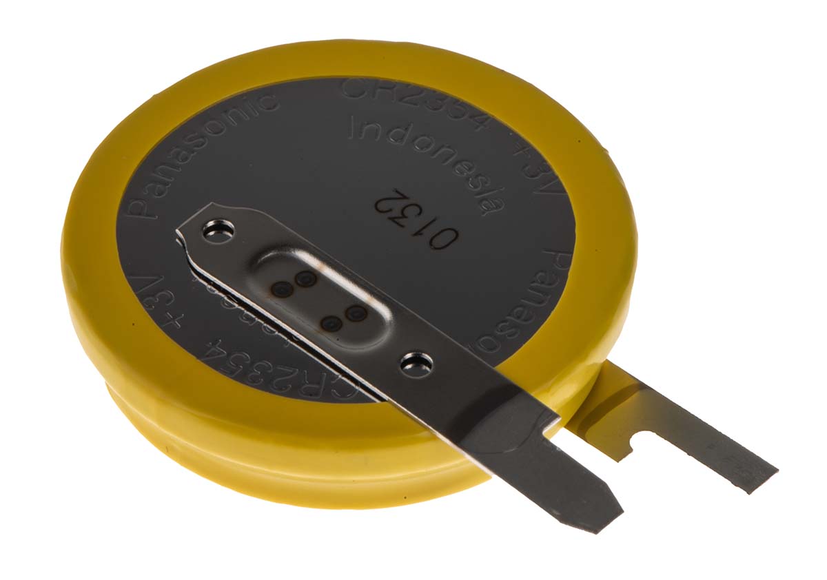 Panasonic CR2354 Button Battery, 3V, 23mm Diameter