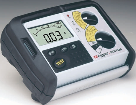 Megger RCDT320-EN-BS RCD Tester, Loop Impedance Test Type 2 Wire 300V, RCD Test Type DC, RCD Test Current 1000mA CAT