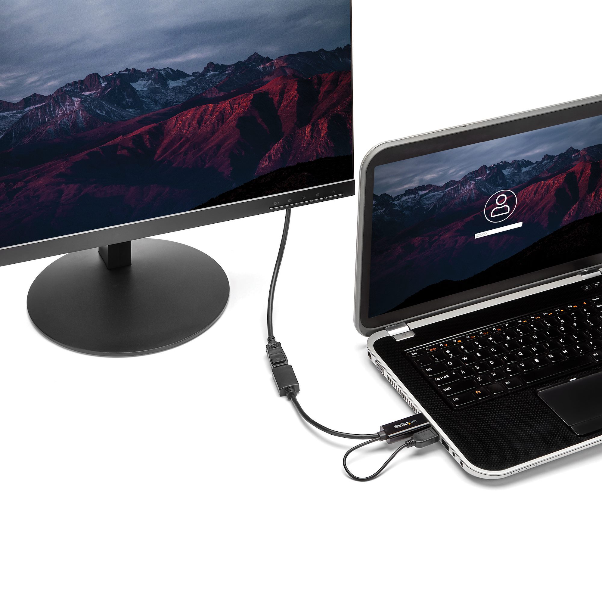 StarTech.com HDMI to DisplayPort Adapter, 255mm Length - 3840 x 2160 Maximum Resolution