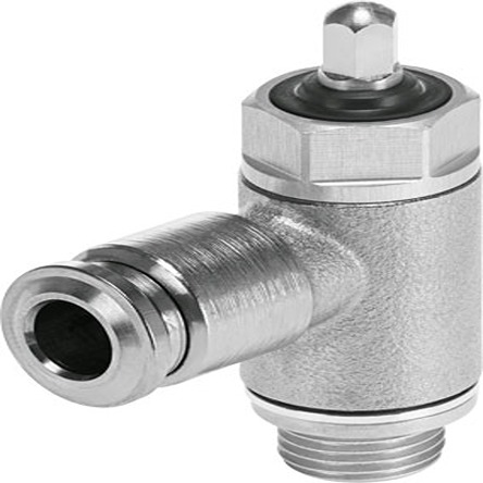Festo Manual Exhaust Air One Way Flow Control Pneumatic Control Valve VFOH Series, G 1/4, G 1/4, 578801