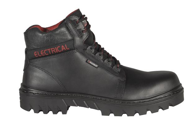 Cofra NEW ELECTRICAL Black Non Metallic Toe Capped Unisex Safety Boots, UK 9, EU 43