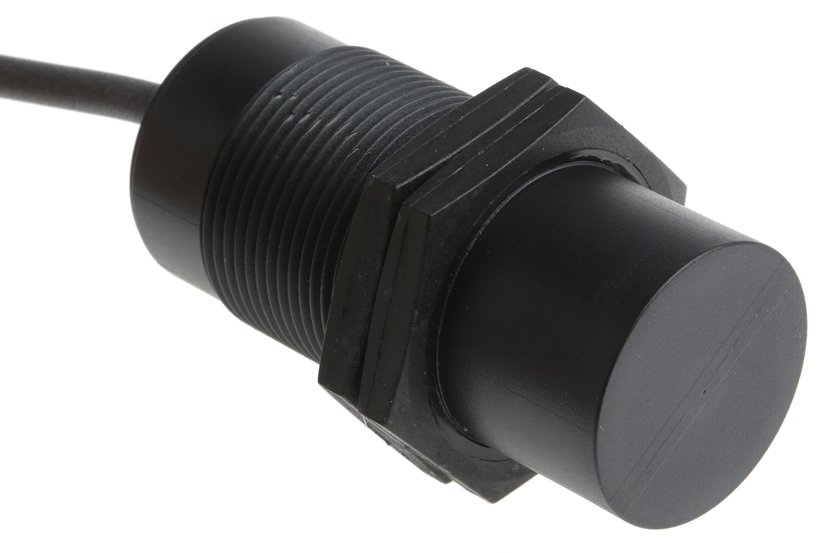 BALLUFF Capacitive Threaded Barrel Proximity Sensor, M30, 25 mm Detection, PNP NO, 10 → 30 V dc