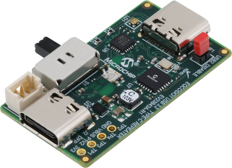 Microchip EV23B43A EQCO5X31 Evaluation Board for USB Cables EV23B43A